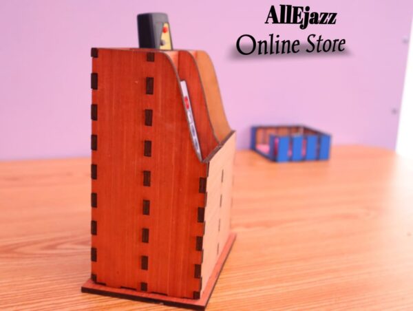 Wooden Remote Holder and Desk Organizer minimize your Extra space - Image 3