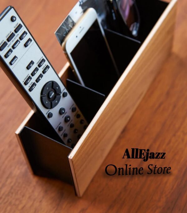 Stand with Visiting Card and Mobile Holder Wooden Desk Organizer | Pen and Pencil Stand for Office Table with Business Card Holder Box and Mobile Stand - Image 3