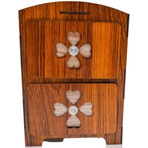 Handcrafted Wooden Drawer Box – Elegant Storage for Jewelry & Accessories